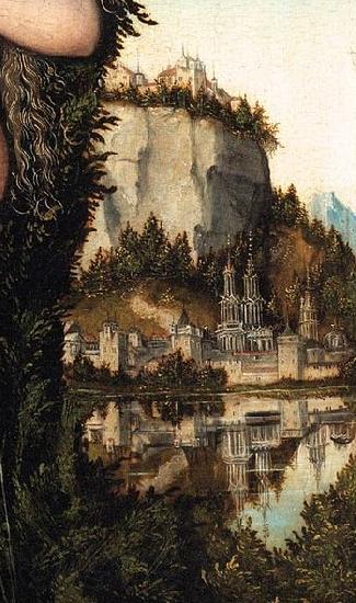 Lucas Cranach Venus Standing in a Landscape